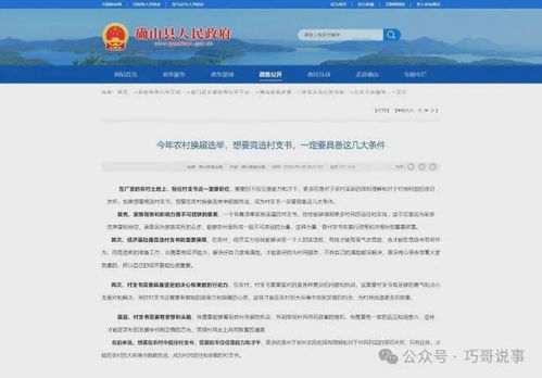 沒錢沒背景,連村官也沒資格當,確山縣這規定讓人開了眼界